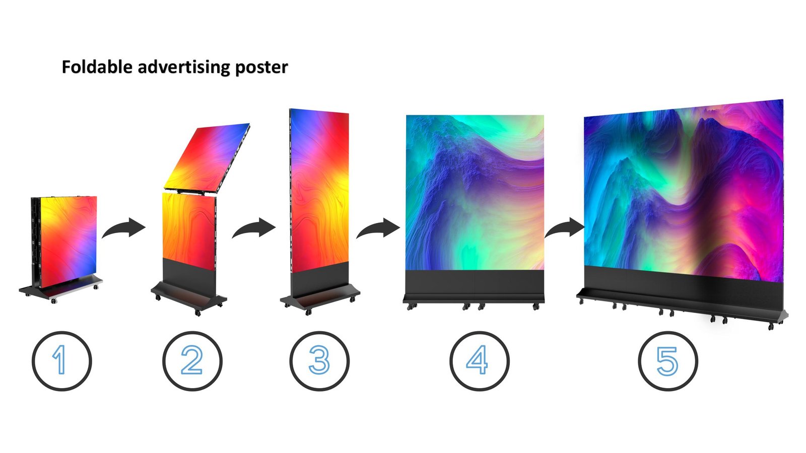 Foldable Poster Led Display - ChipStarLED